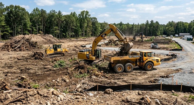 Commercial Lot Clearing in Cumming, GA