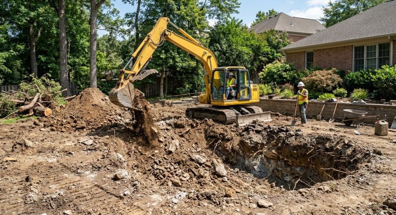 Pool Land Clearing in Gwinnett County, GA